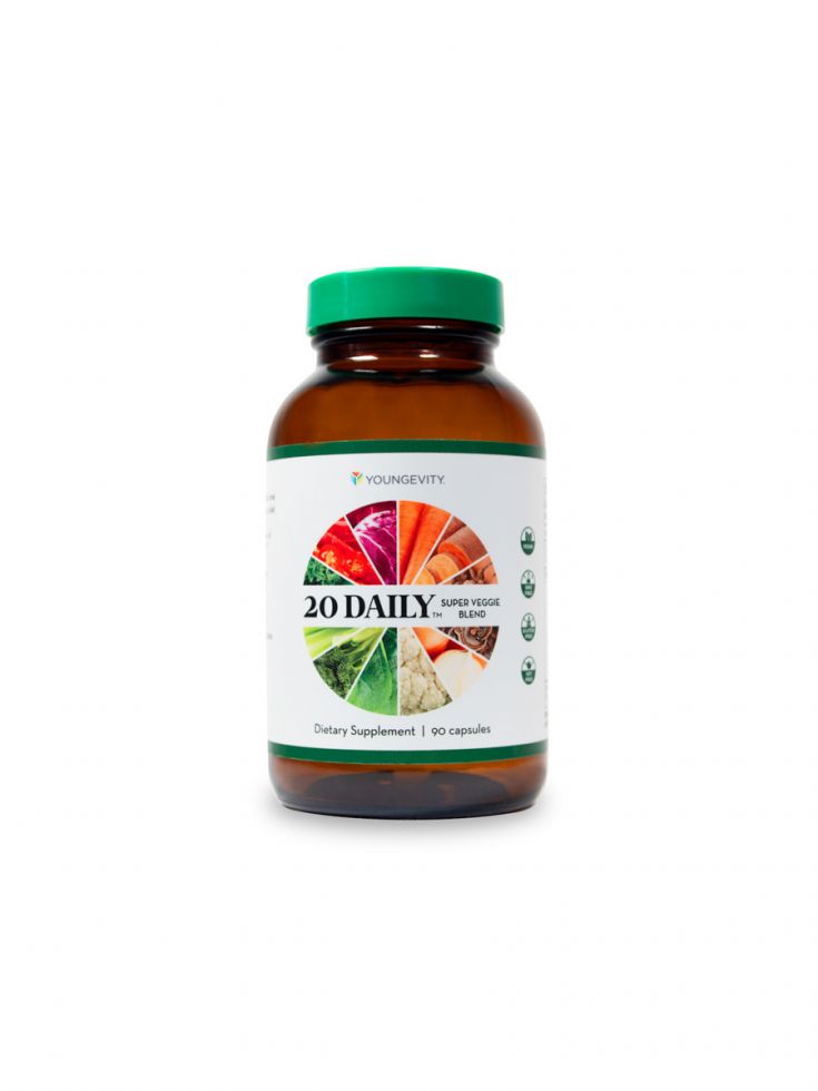 18 Daily Super Fruit Blend & 20 Daily Super Veggie Blend