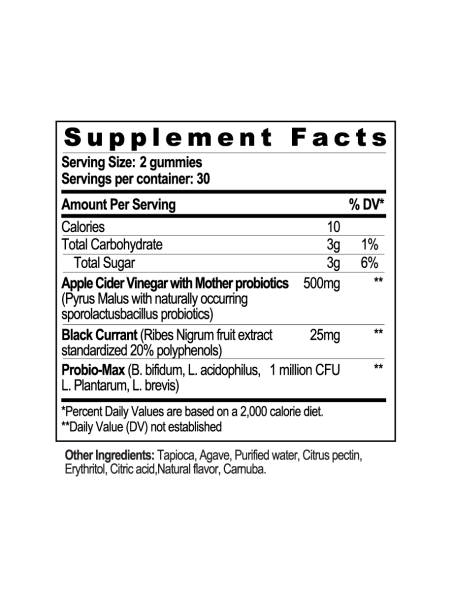 Apple Cider Vinegar Gummies