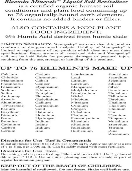 Bloomin Minerals™ Liquid Plant Revitalizer - 1 qt