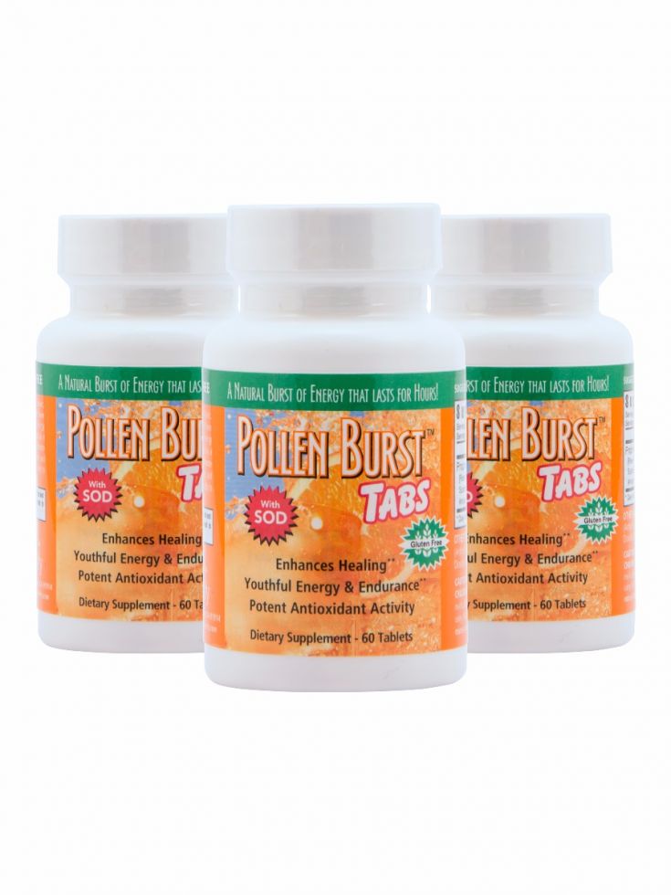Pollen Burst Tabs - 60 tablets