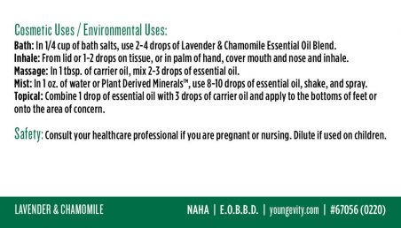 Lavender Chamomile Essential Oil Blend - 10ml