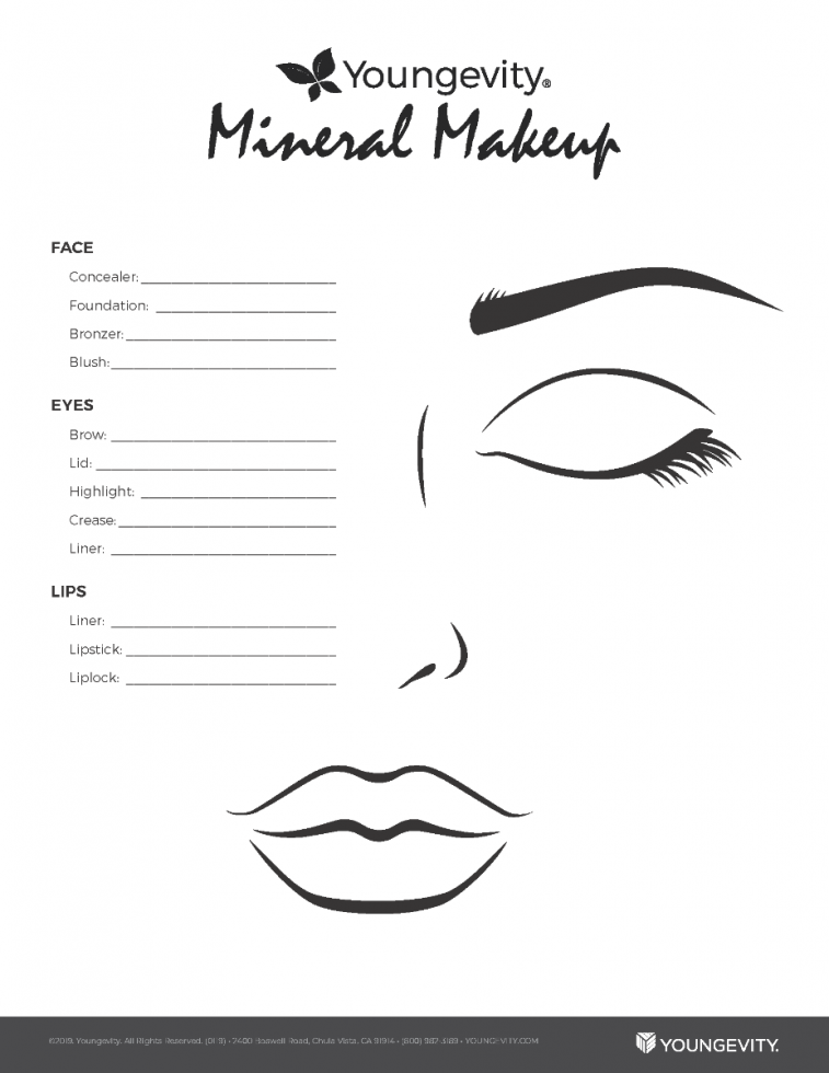 Mineral Make-Up Color Match Pad